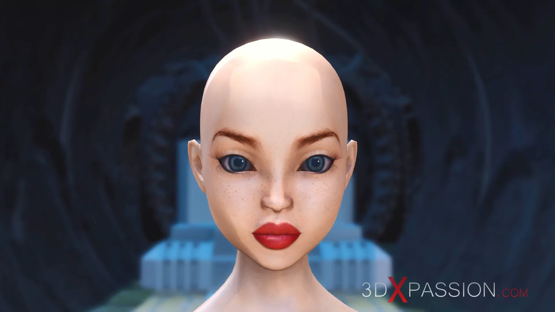 Bald head slave girl fucked  Hell princess exoplanet